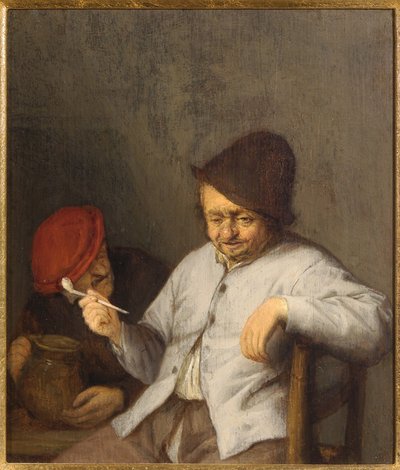 El fumador y el bebedor, c.1650 de Adriaen Jansz. van Ostade