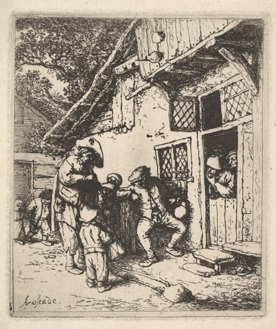 Músicos Viajeros de Adriaen Jansz. van Ostade