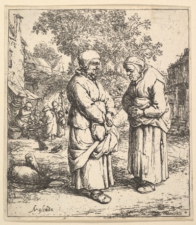 Dos chismosas de Adriaen Jansz. van Ostade