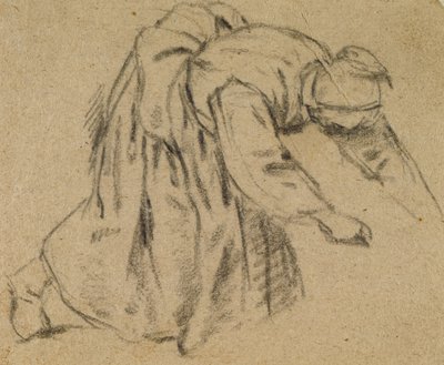 Mujer inclinada, 1656 de Adriaen Jansz. van Ostade