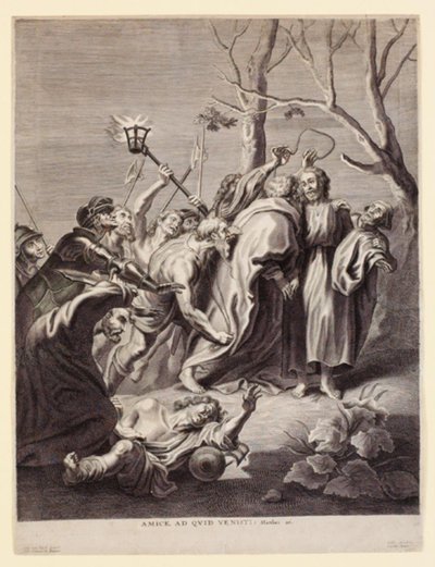 Imagen de la vida de Jesús. Amice, as quid venesti de Adriaen Lommelin