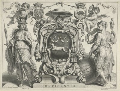 Escudo de armas de Antonius Triest Confiado (título en el objeto) de Adriaen Lommelin