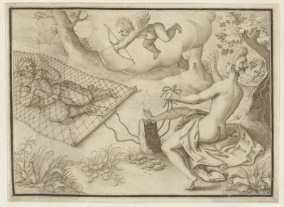 La red de bateo de Adriaen Matham (possibly)