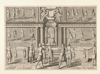 Cuatro placas de L de Adriaen Matham