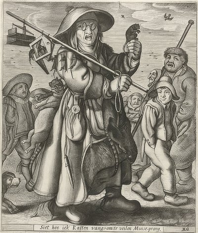 El cazador de ratones de Adriaen Matham
