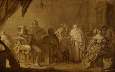Una fiesta musical de Adriaen Pietersz van de Venne