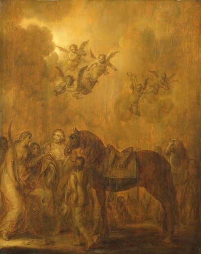 Alegoría de la jefatura de Estado del príncipe Federico Enrique de Adriaen Pietersz van de Venne