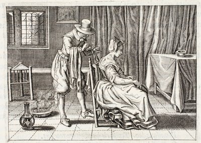 Aplicando sanguijuelas, ilustración de 