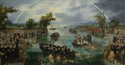 Pescando almas, 1614 de Adriaen Pietersz van de Venne