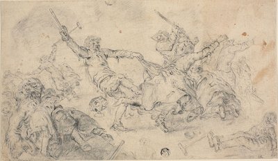 Campesinos en una pelea de Adriaen Pietersz. van de Venne