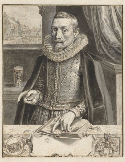 Retrato de Jacob Cats de Adriaen Pietersz van de Venne