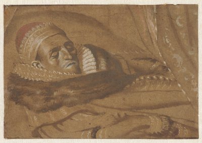 El Príncipe Mauricio de Orange en su lecho de muerte de Adriaen Pietersz van de Venne