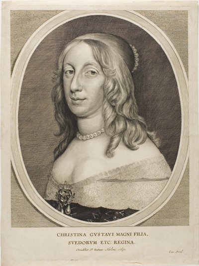 Reina Cristina de Suecia de Adriaen Pietersz. van de Venne