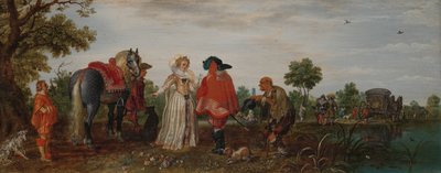 Primavera (La Reunión) de Adriaen Pietersz van de Venne