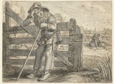 El loco amor de Fat Leendert y Lijsje Teunis, con Joncker Maerten de Adriaen Pietersz van de Venne