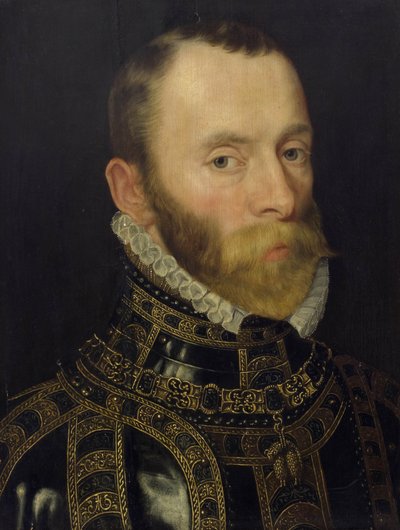 Retrato de Philippe de Montmorency, conde de Hoorn de Adriaen Thomasz. Key