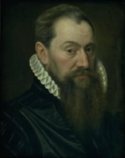 Retrato de un hombre de Adriaen Thomasz. Key