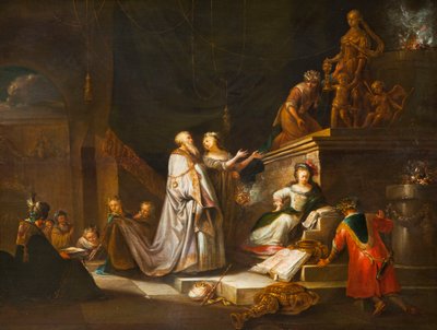 La idolatría del rey Salomón de Adriaen Verdoel