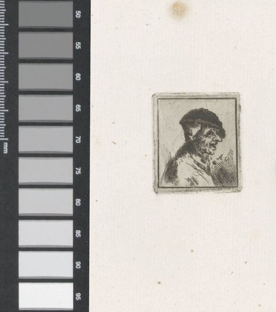 Busto de granjero sonriente de Adriaen van Ostade