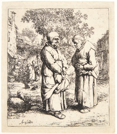 Los dos chismosos de Adriaen van Ostade