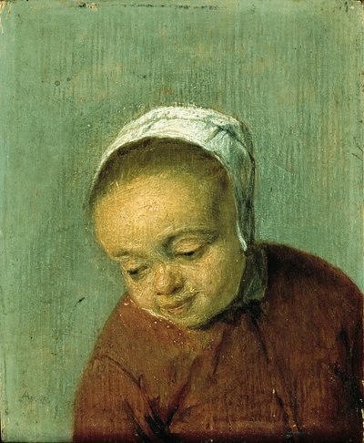 Cabeza de niña de Adriaen van Ostade