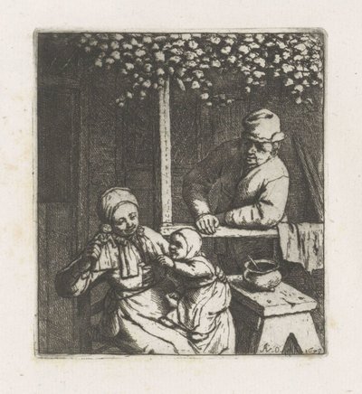 Niño alcanzando una muñeca de Adriaen van Ostade