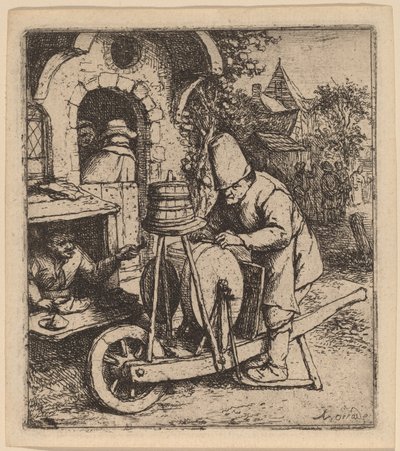 Afilador de cuchillos de Adriaen van Ostade