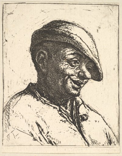 Campesino riendo de Adriaen van Ostade