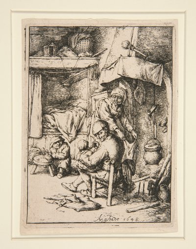 Le p?re de famille (Padre de familia) de Adriaen van Ostade