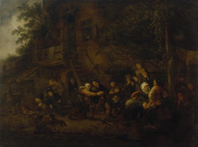 Fiesta rural de Adriaen van Ostade