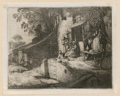 Hiladora de Adriaen van Ostade