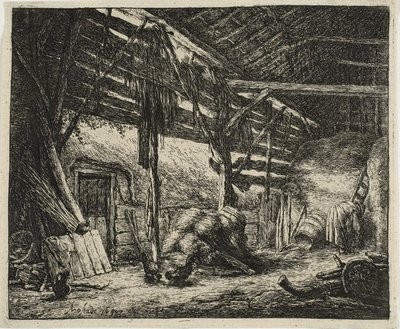 El Granero de Adriaen van Ostade