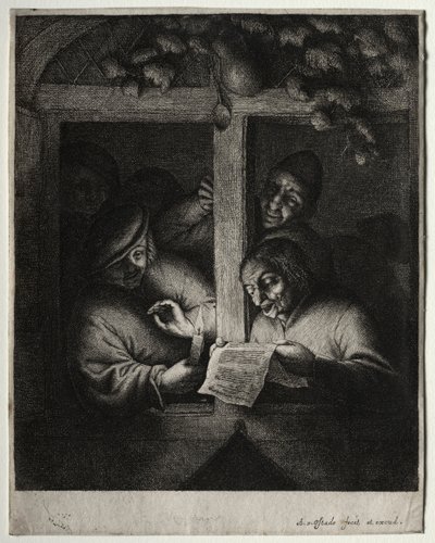 Los Cantantes de Villancicos de Adriaen van Ostade