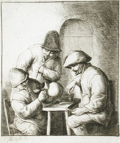 La jarra vacía de Adriaen van Ostade