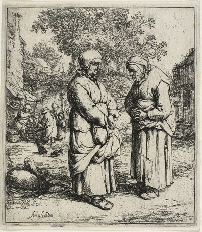 Las Dos Chismosas de Adriaen van Ostade