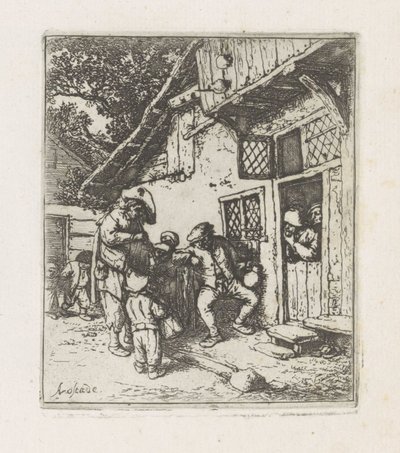 Dos músicos para una casa de Adriaen van Ostade