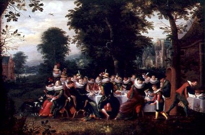 Fiesta campestre de Adriaen van Stalbemt