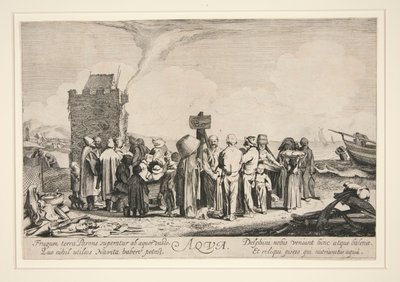 Aqua, del set de Los Cuatro Elementos de Adriaen van de Velde