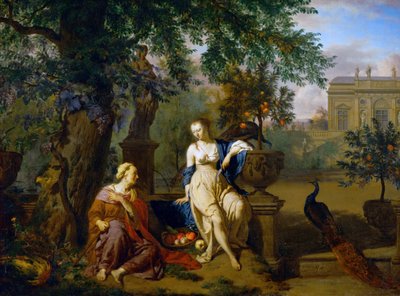 Alemán: Vertumnus y Pomona Vertumnus y Pomona de Adriaen van de Velde