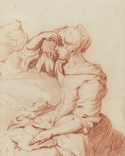 Mujer sentada con la mano sobre los ojos de Adriaen van de Velde