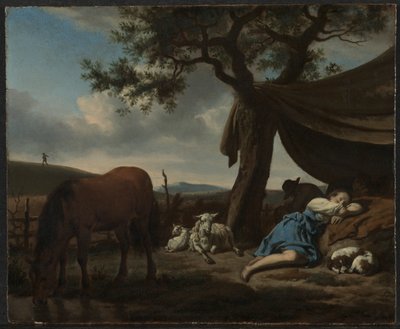 Pastores Durmiendo, 1663 de Adriaen van de Velde