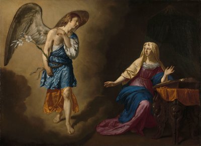 La Anunciación a la Virgen de Adriaen van de Velde