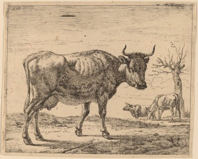 Tres vacas de Adriaen van de Velde