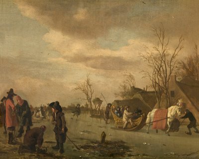 Placeres de invierno de Adriaen van de Velde
