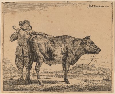 Joven pastor con un toro de Adriaen van de Velde