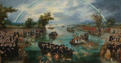 La pesca de almas. 1614 de Adriaen van de Venne
