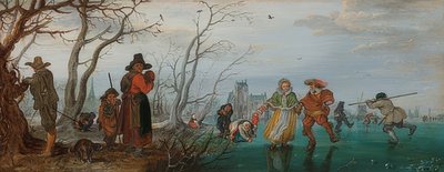 Invierno. 1625 de Adriaen van de Venne
