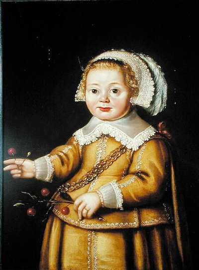Retrato de Anne Gibson de niña de Adriaen van der Linde