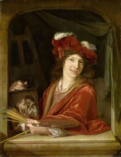 Un joven pintor de Adriaen van der Werff