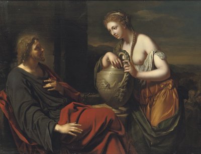 Cristo y la mujer de Samaria junto al pozo de Adriaen van der Werff